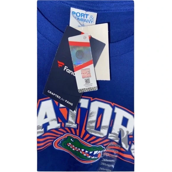 New Florida Gators T-shirt with Alligator Logo Deep Royal Blue New with tags - Picture 4 of 9